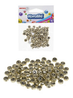 Koraliki alfabet złote KL7 Brewis